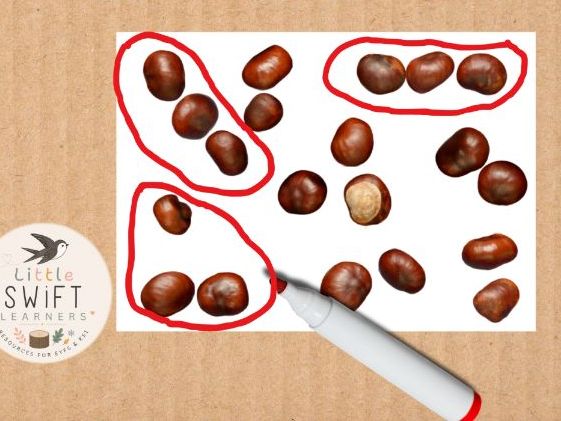 conker subitising 1-3