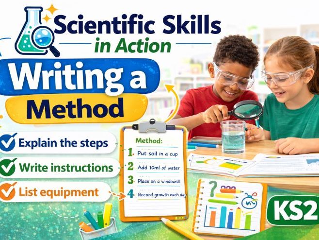 Investigate Like a Scientist: Writing a Method (KS2 Science Skills)