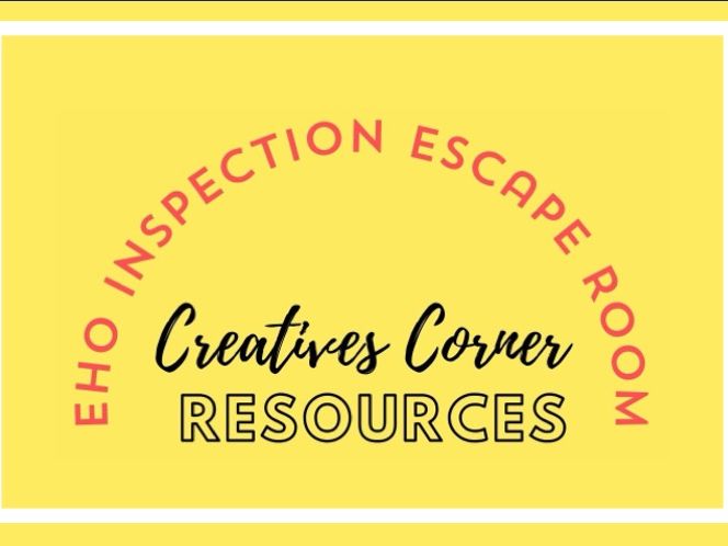 WJEC Hospitality & Catering | Food Safety Laws | COSHH RIDDOR HASWA | Inspection Escape Room