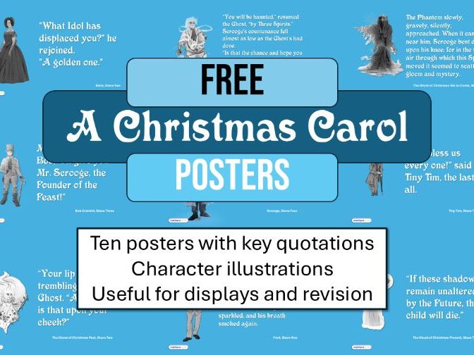 A Christmas Carol Display