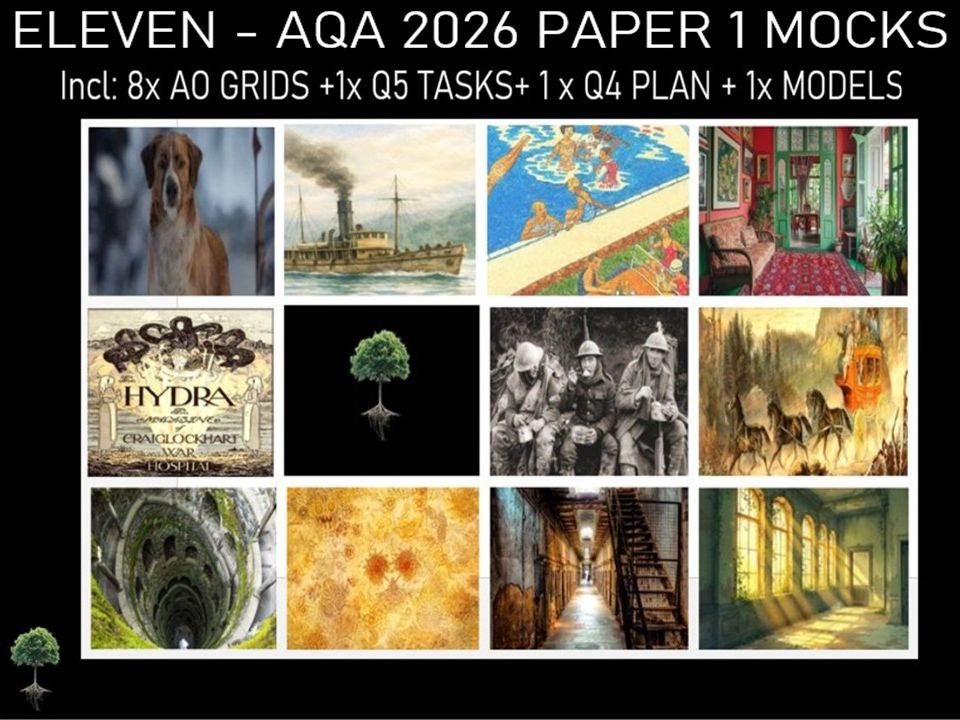 ELEVEN | AQA PAPER 1 | 2026 FULL MOCKS | AO GRIDS| Q4 PLAN | Q5 TASKS| MODELS