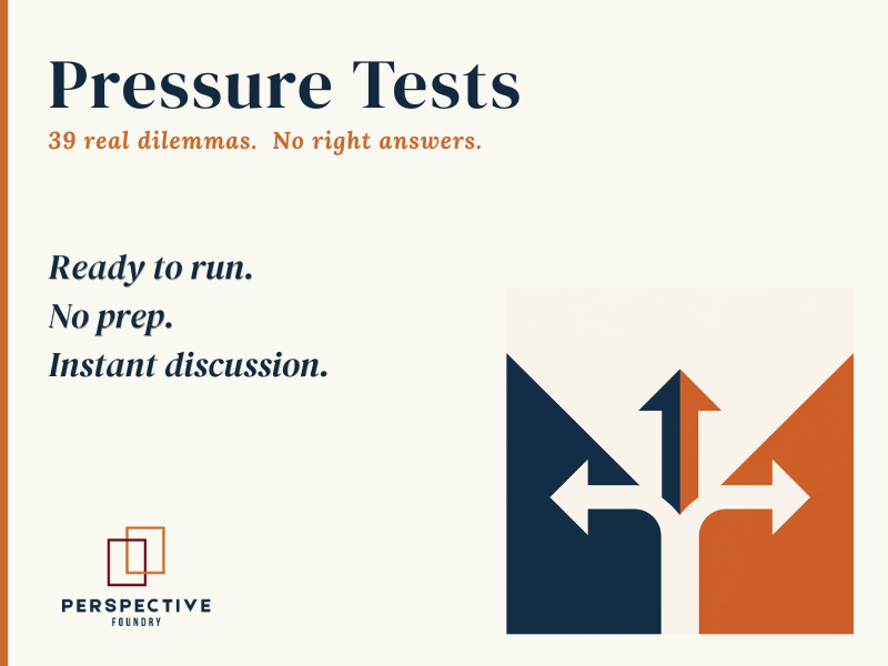 Pressure Tests: 39 PSHE & RSE Tutor Dilemmas