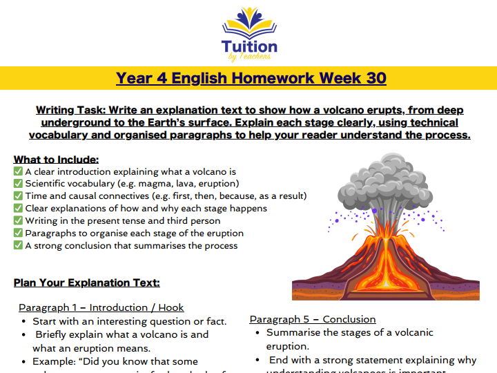 30. Year 4- Creative Writing & Spelling