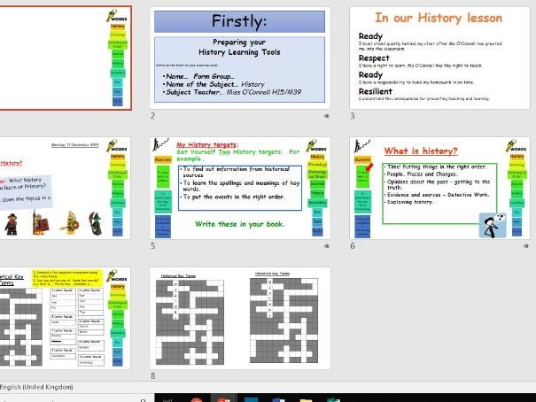 Year 7 Chronology Introduction