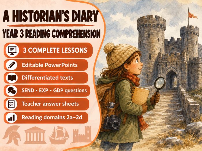 Year 3 Reading Comprehension: A Historian's Diary