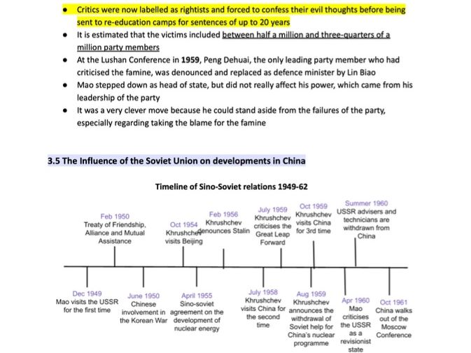IGCSE Edexcel History - China
