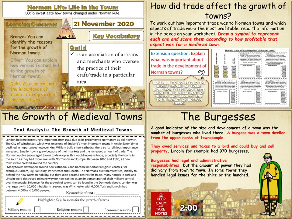 The Normans: Life in the Towns