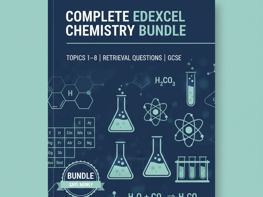 GCSE Edexcel Chemistry Complete Topic Recall Sheet Bundle