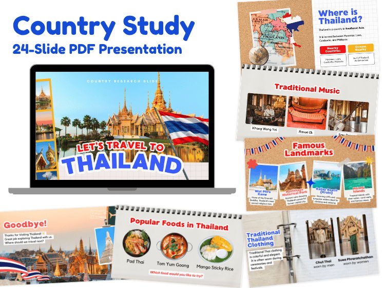 Thailand Country Study | 24-Slide Geography & Culture Presentation