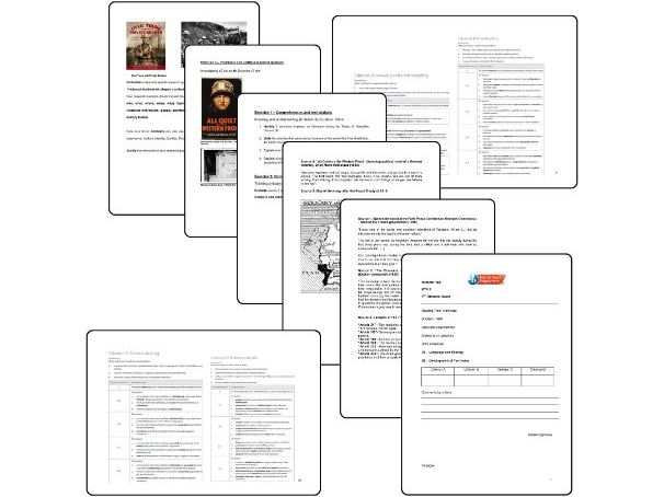 MYP 4 - Composition (WW1 & Land Use Planning)