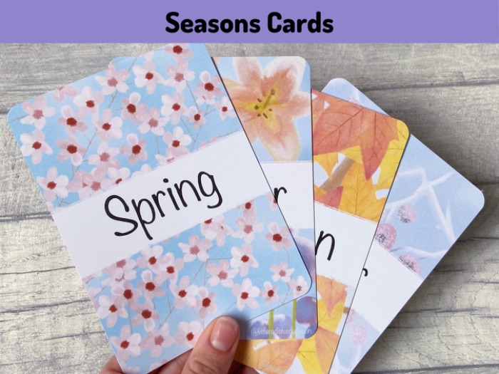 Seasons Cards, Display Teaching Resources