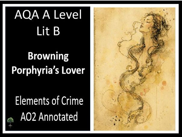 BROWNING – Porphyria’s Lover | AO2 Annotated | Elements of Crime | Lit B