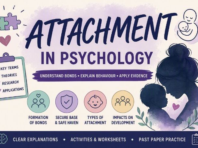 AQA Influence of attachment on later relations