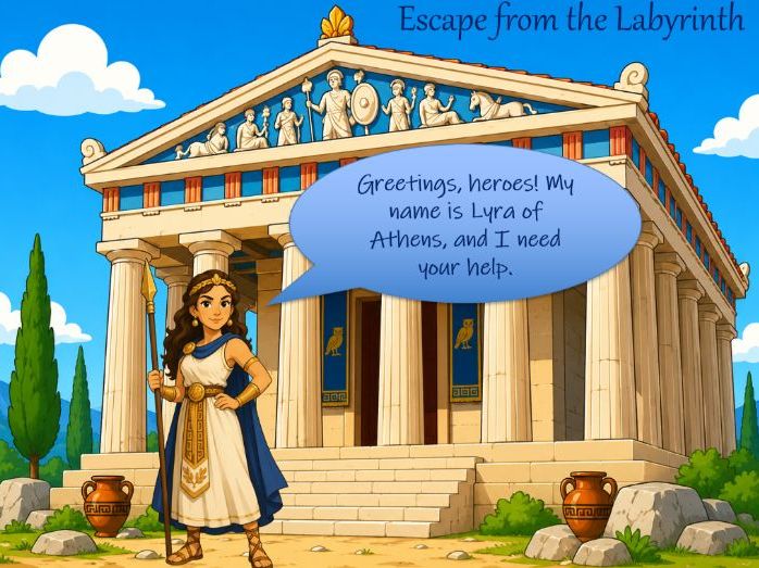 Year 6 Ancient Greece Interactive Escape Room