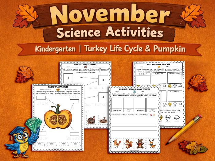 November Science Kindergarten