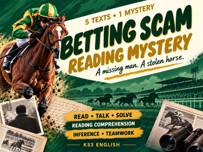 Betting Scam Reading Mystery | KS3 Inference