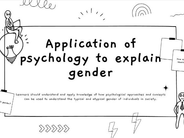 Psychology - Approaches to gender SLIDES