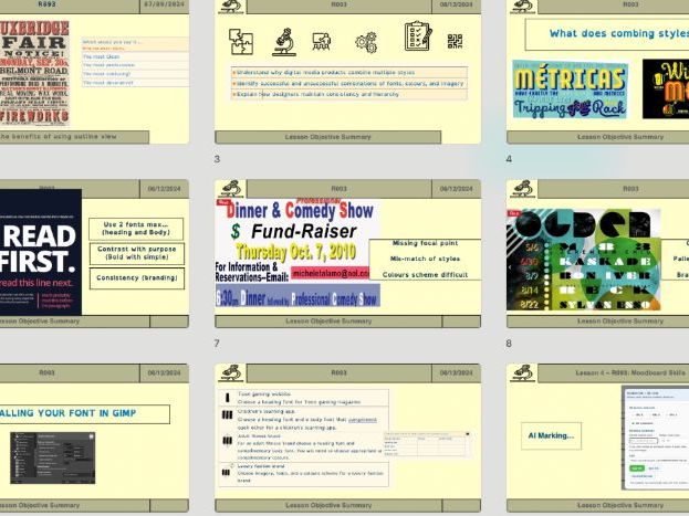 OCR Creative iMedia R093 – Combining Visual Styles & Consistency (Free AI Quizzes)