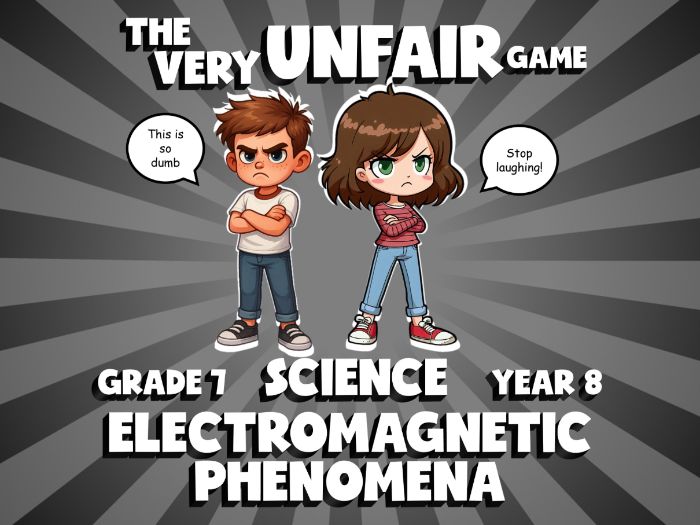 Electromagnetic Phenomena VERY UNFAIR GAME | No-Prep Year 8 Science Review Activity
