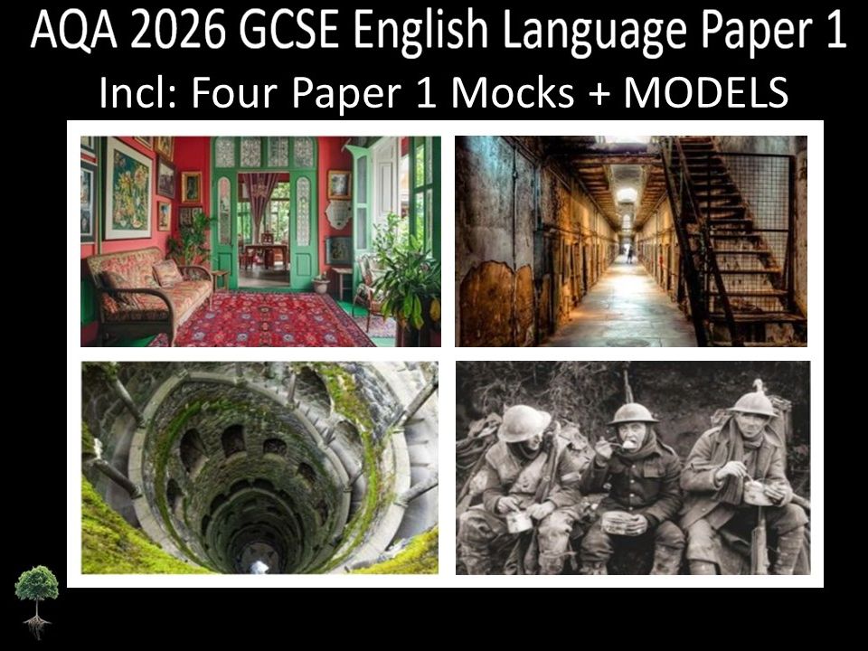 Four AQA 2026 GCSE English Language Paper 1 Mocks | Models