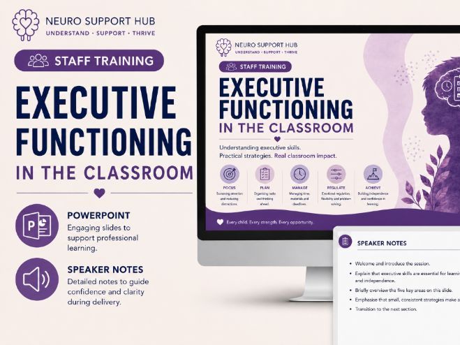 Executive Functioning in the Classroom | Staff Training PowerPoint | Regulation First CPD