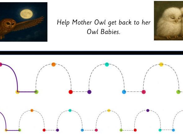 Early Years Mini Motor Skills Pack inspired by Owl Babies