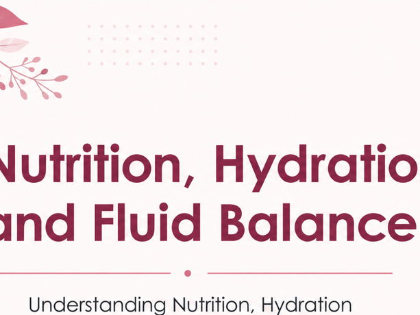 T Level Health Nutrition, Hydration & Fluid Balance