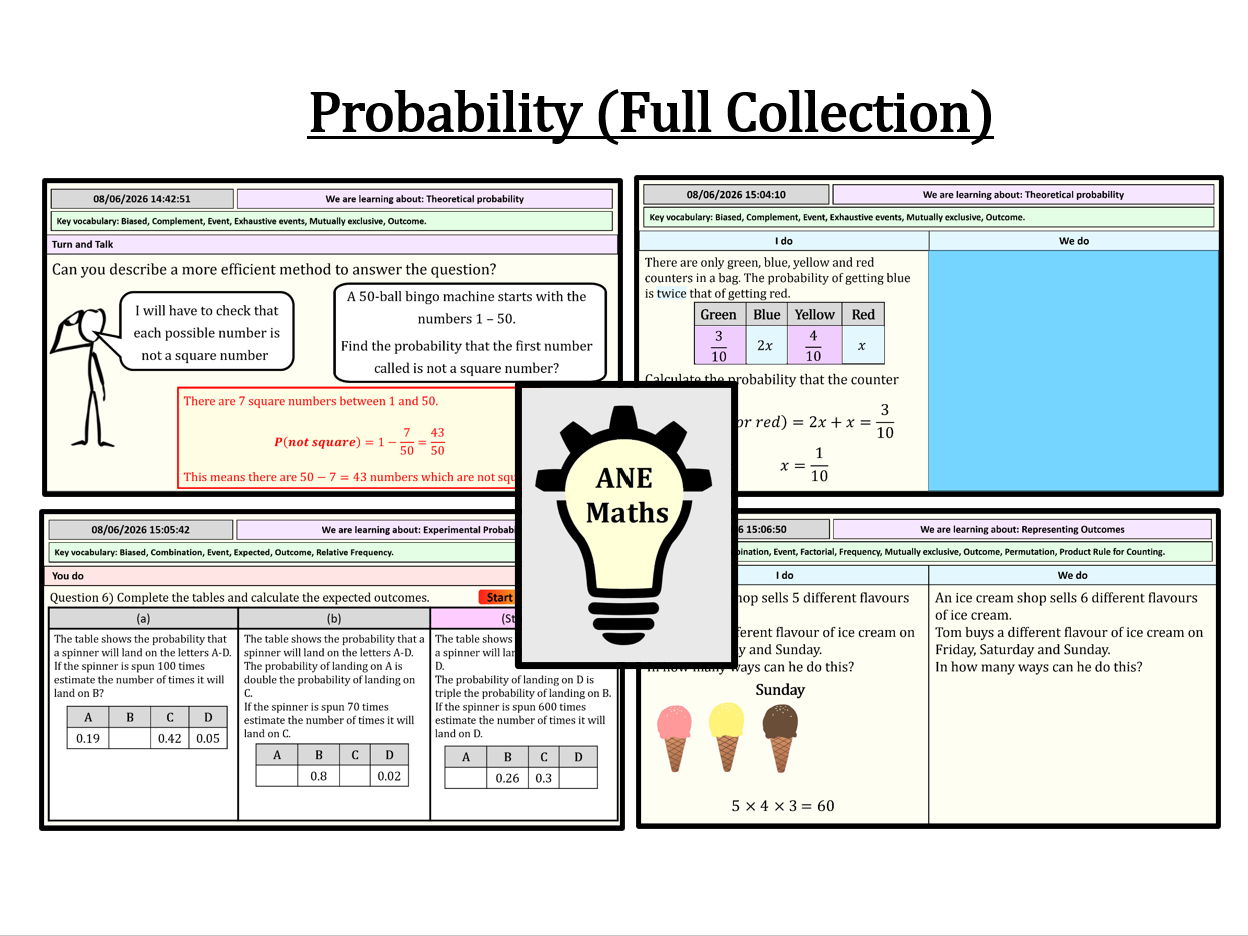 Probability - (Full Collection)