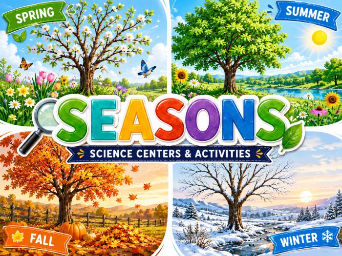 Seasons Science Activities & Worksheets | Four Seasons, Weather & Daylight | K–2