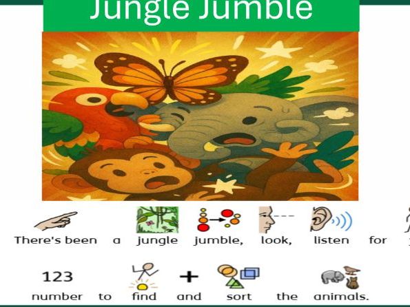Jungle Jumble - number recognition game based on Monkey puzzle