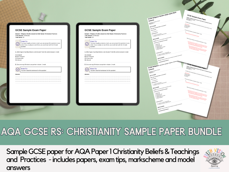 AQA GCSE Christianity Sample Paper Bundle 2026