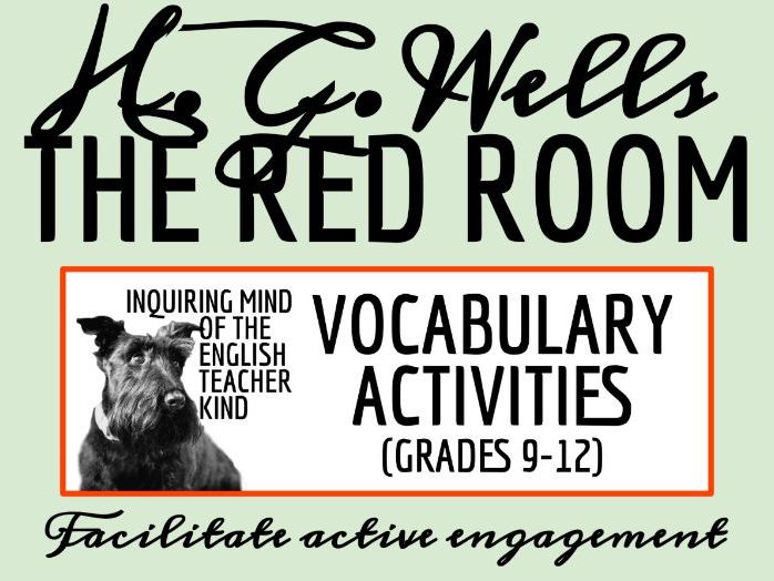 "The Red Room" by H. G. Wells Vocabulary Enrichment Activities (Halloween Ghost Story)