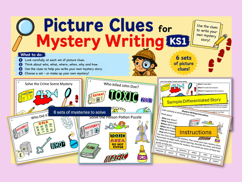 Picture Clues for Mystery Writing at KS1
