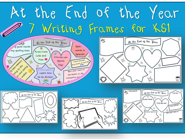 At the End of the Year Writing Frames KS1