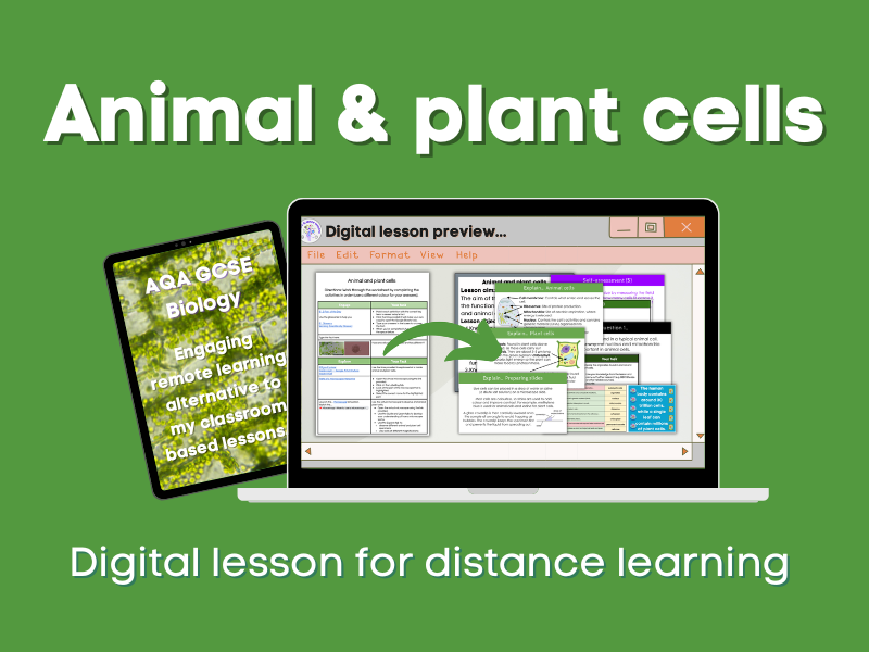 Animal and plant cells Distance learning