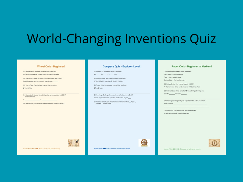World-Changing Inventions Quiz