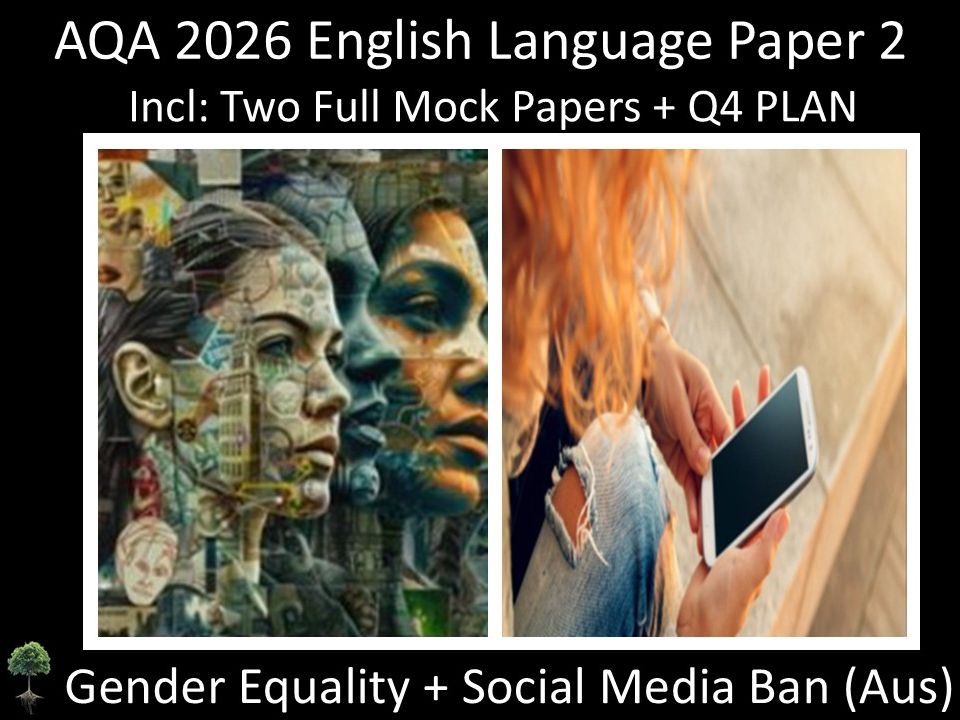 Two AQA 2026 GCSE English Language Paper 2 Mocks | Q4 PLAN