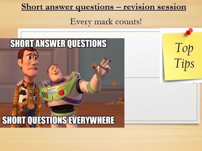 GCSE Geography short-answer revision