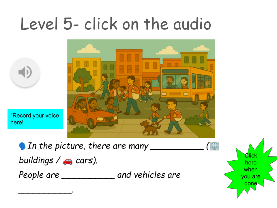 WIDA Grades 2-3 Interactive Language Lab: Last Stop on Market Street