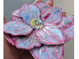 Art Textiles - Entrapment technique