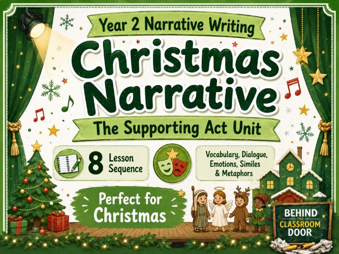 Year 2 Narrative Unit – One Christmas | 8 Lessons | The Supporting Act | KS1