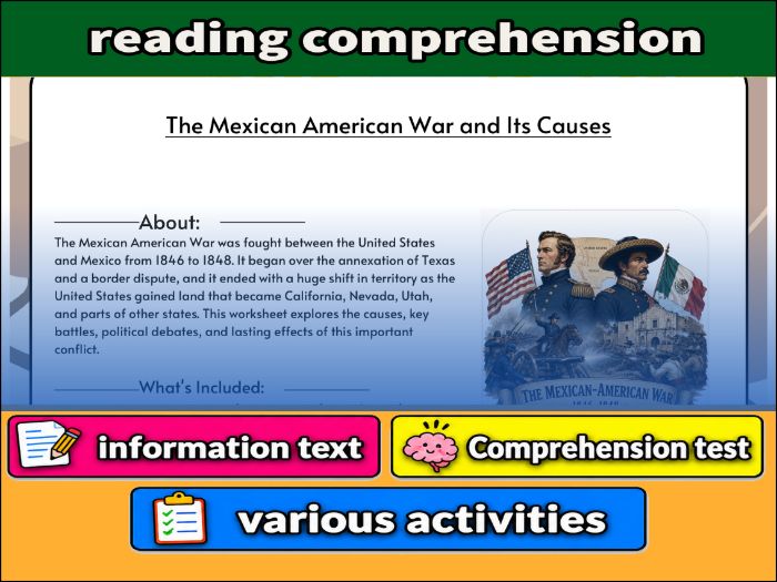 The Mexican American War and Its Causes  & Comprehension ����Vlogt
