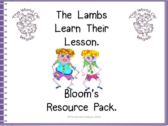 Book 3 – The Lambs Learn Their Lesson – Bloom’s Resource Pack by The World Of Whyse.