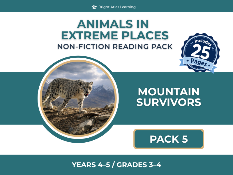Mountain Animals Pack | KS2 | Y4–5