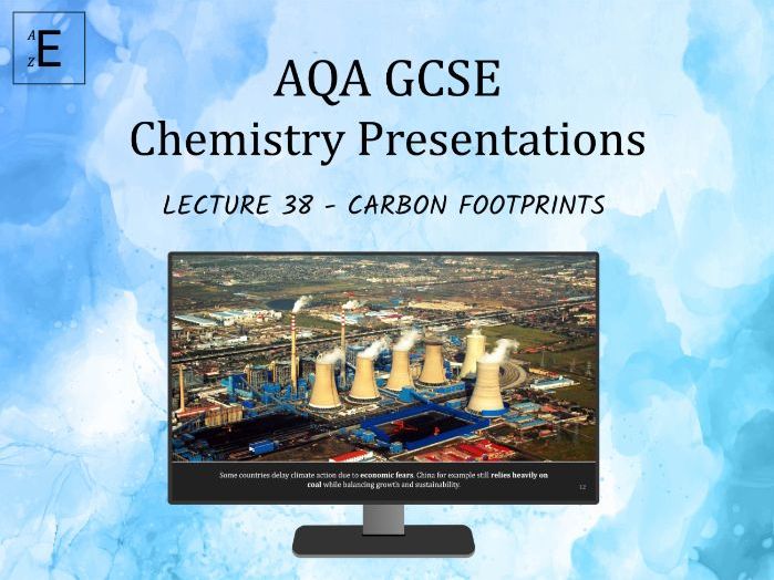 AQA GCSE Chemistry Lecture 38 - Carbon Footprints