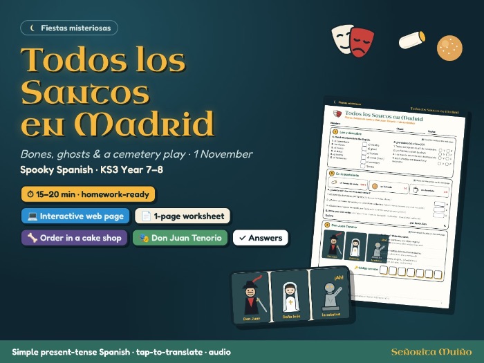 Spooky Spanish: Bones, Ghosts & Don Juan