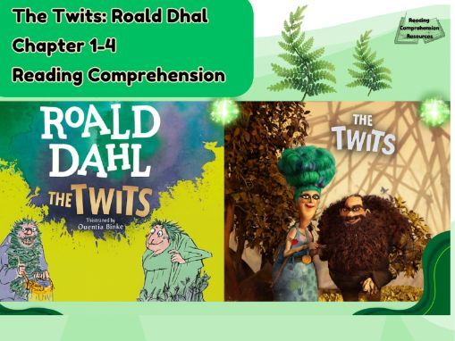 The Twits: Roald Dhal Chapter 1-4  Reading Comprehension  (KS1, KS2, KS3, Years 3–8)