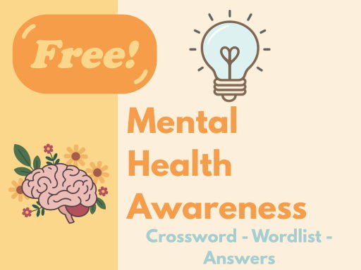 Mental Health Awareness Crossword – May Matters | Wellbeing Activity + Answers