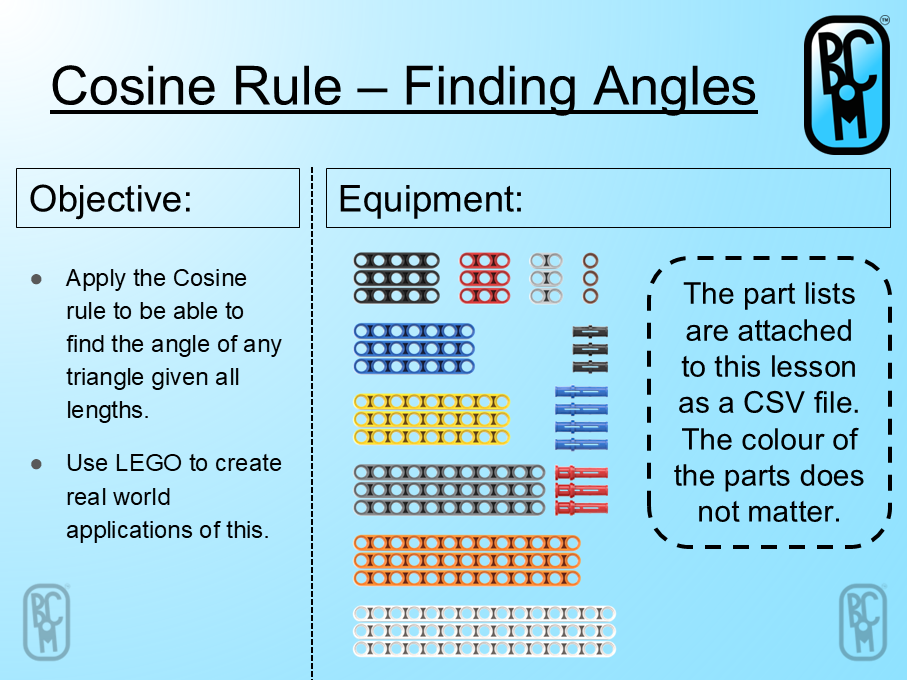 3.G.15. 5 Sine & Cosine Rule - Angles