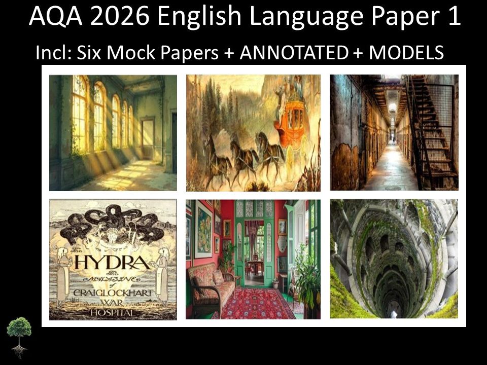Six AQA 2026 English Language Paper 1 Mocks | Annotated, Models